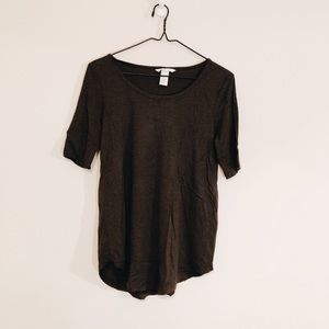 H&M army green short sleeve
